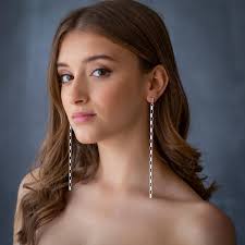 Very Long Chain Earrings