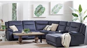 Buy Romero 5 Seater Fabric Recliner Lounge Suite With Chaise Harvey Norman Au Lounge Suites Lounge Chaise
