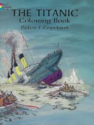 Titanic's route carried it through the intersection of the gulf stream and the labrador current, a place where icebergs congregate. The Titanic Coloring Book By Peter F Copeland Millvina Dean First Edition Signed Inscription From Millvina Dean On The Title Page With Best Wishes From Millvina Dean The Youngest Titanic