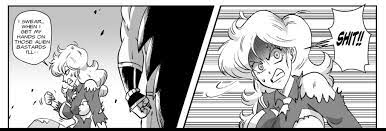 1girls big breasts breasts dragon ball funsexydragonball head  turn long hair lunch (dragon ball) monochrome raditz ripped clothing sweat  tie 