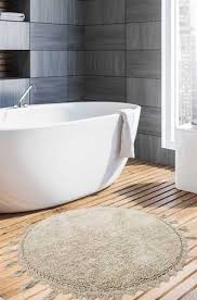 Коврик круглый в ванную Irya 100% Хлопок Lowell Stone Бежевый 100х100  Бежевый Купить в Киеве, Украине. Магазин