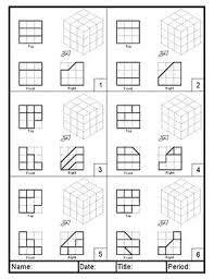Isometric Practice Drawing One By Cad Shop By Cadesigns Tpt By the way, about isometric drawings worksheets, below we can see some similar pictures to give you more ideas.