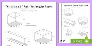 Yes, it is possible because: Volume Of Prisms Activity Right Rectangular Prisms