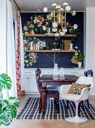 There's a doorway leading to the outdoor area. Mixing And Matching For An Modern Eclectic Dining Room Eclectic Dining Room Eclectic Dining Modern Eclectic Dining Room