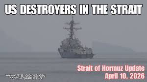 US Destroyers Enter Persian Gulf - Strait Still Open? | Plus, Empty  Supertankers Heading to the US