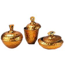 Ok Lighting Ok Lighting Golden Trinket Box Set Walmart Com