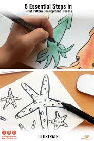 For Those Of You Who Wonder How Print Patterns Are Designed And Developed This Week I Had Put Together A Blog Post To Show You 5 Print Patterns Print Pattern