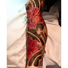 Next article 200+ japanese peony tattoo designs for men & women (2021) small simple peony flower tattoo ideas. Japanese Leg Tattoo Peony Flowers By George Bardadim