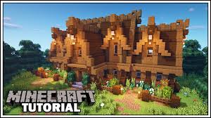 Isn't this viking house looking great? Minecraft Large Nordic House Tutorial How To Build Youtube