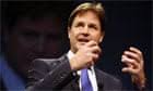Nick Clegg praised by party for relaxed, modern speech