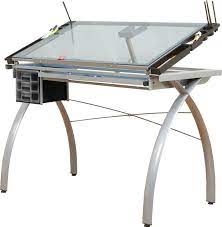 Glass Maybe Craft Station Craft Desk Drawing Table