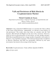 The project then uses a dapp to allow stablecoin holders to provide liquidity to the pools and yield returns. Pdf Var And Persistence Of Risk Shocks In Cryptocurrencies Market