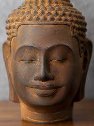 Amazon.com: NA Solid Creative Cast Iron Southeast Asian Buddha Head Statue,  Iron Art Rust Iron Buddha Sculpture Study Meditation Room Garden Handmade  Buddha Statue Sculpture : Home & Kitchen