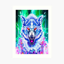 Follow me, and i follow you ! Wolf Wallpaper Art Prints Redbubble