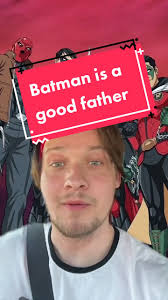 Reply to @ramoneofthegotei Batman is a good father. #batman #robin  #brucewayne