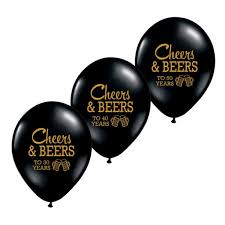 You definitely deserved all the work that went into putting together your party and i look forward to celebrating many more birthdays together! 10 Cheers Beers To 30 Years Party Balloons 10 Pieces Online Party Supplies
