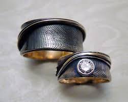 Check spelling or type a new query. Fingerprint Band With Matching Free Form Engagement Ring Set Metamorphosis Jewelry
