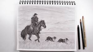 How To Draw A Man Riding A Horse Drawing Animals Animal Drawings Horse Drawings Guy Drawing