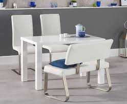 Check spelling or type a new query. White High Gloss Dining Table Bench Chair Set Homegenies