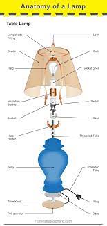 Specifically, i mean the black plastic sockets used in most household table lamps. Parts Of A Lamp Table And Floor Lamp Diagram Home Stratosphere