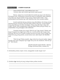 Dideklamasikan oleh cikgu siti nurulain binti taham. Latihan Cerpen Hadiah