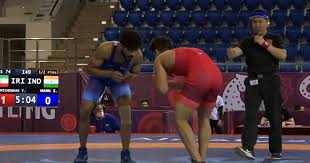 Injury and fighting through pain. Wrestling Sandeep Sumit Satyawart Miss Out On Olympic Quotas At Asian Qualifying Event