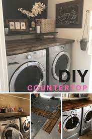 If a laundry room is too small, you'll have to make it look larger. 15 Clever Laundry Room Ideas That Are Practical And Space Efficient Laundry Room Countertop Laundry Room Storage Shelves Laundry Room Diy