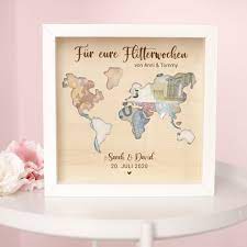 Geldgeschenk Rahmen Fur Eure Flitterwochen Geschenk Hochzeit Madison Online Shop