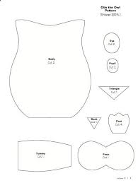 Paper Owl Template Owls First You Can Download The Base Template For The Owl Here At Owl Fabric Owl Patterns Owl Crafts