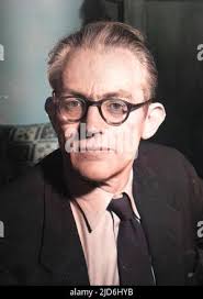 Michael Foot (1913-2010) British politician when he was the Labour Party  candidate for Ebbw Vale, at the election caused by the death of Aneurin  Bevan Colourised version of: 10231965 Date: 29th September 1960 Stock Photo 