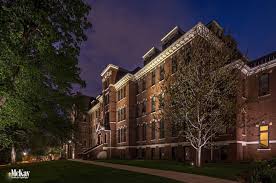 School Campus Outdoor Lighting Commercial Outdoor Lighting Outdoor Lighting Design Landscape Lighting