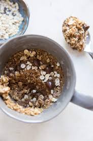 Single Serve Vegan Oatmeal Cookie In A Mug The Roasted Root In 2020 Mug Cookie Recipes Single Serve Dessert Recipes Delicious Cake Recipes
