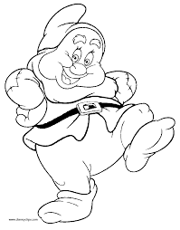 Printable coloring pages of snow white and the prince from disney's snow white and the seven dwarfs last updated february 1st 2021 Coloring Happy Paginas Para Colorear Disney Dibujo De Blancanieves Libro De Colores