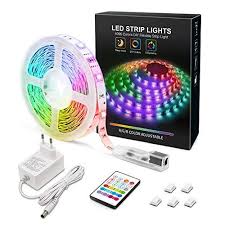 myplus led streifen rgb led strips 5m mit ir fernbedienung und 12v stromversorgung farbwechsel smd 5050 farbanderung led band led streifen led stripes rgb led