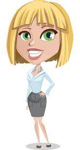 Vector Blonde Business Woman Graphicmama Business Cartoons Business Women Cartoon Characters