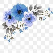 This free transparent png frames and photo frames psd templates. Blue Flower Corner Blue Flower Png Flower Png Images Flower Illustration