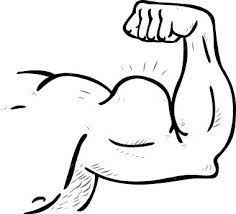 These pictures of this page are about:cartoon muscle arm drawings. Big Muscle Cartoon Body Strong Arms Christian Coloring