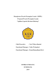 Pdf Proposal Proyek Perangkat Lunak Aplikasi Apotek Berbasis Dekstop