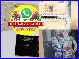 Kartu Undangan Pernikahan Bhs Inggris O818 O771 6413 Whatsapp Playbill