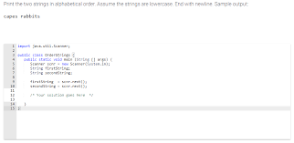 Drop me your questions related to comparing and sorting a string array in alphabetical order. Solved Print The Two Strings In Alphabetical Order Assum Chegg Com