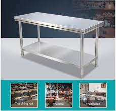 But it's too short (only 24 tall) , so i don't do any. Commercial Kitchen Stainless Steel Working Table Metal Kitchen Work Table China Kitchen Products Home Furniture Made In China Com