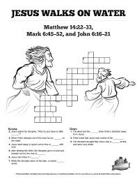 Jesus Walks On Water Sunday School Crossword Puzzles These Jesus Walks On Water Sunday School Crosswor Jesus Walk On Water Sunday School Sunday School Lessons