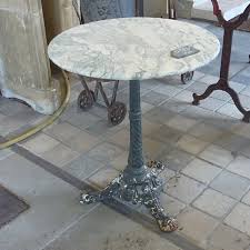 Jetzt über 100.000 artikel für gastronomie: Table De Bistrot Concue En Materiaux Anciens Fonte Ancienne Marbre