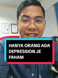 Hanya orang yang ada depression je faham #asmatomar #mentalhealthmatters  #mindasihat #kesihatanmental #psikologi #kaunseling #depression