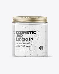 Clear Cosmetic Jar Mockup Present Your Design On Vozeli Com