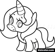 Dibujos De Unicornio Para Colorear Faciles