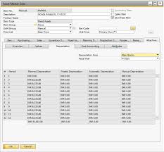Fixed assets must be revalued regularly to ensure that the right cost is included in the accounting books. Fixed Assets In Sap Business One Sap Blogs