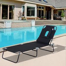 Best choice products folding lounge lawn chair with canopy zero gravity outdoor recliner beach pool. Folding Sun Lounger Reclining Chair With Pillow