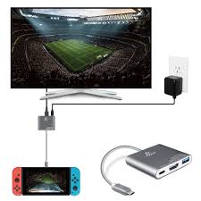 Connect the xbox to a monitor. Switch Tv Adapter For Nintendo Switch Hdmi Adapter Portable Switch Dock Usb C To Hdmi Travel Dongle Usb Hub Charger Dock Portable Hdmi Dock For Samsung Dex Station Docking Station Walmart Com