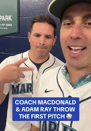 Adam Ray's Hilarious First Pitch with Coach Macdonald